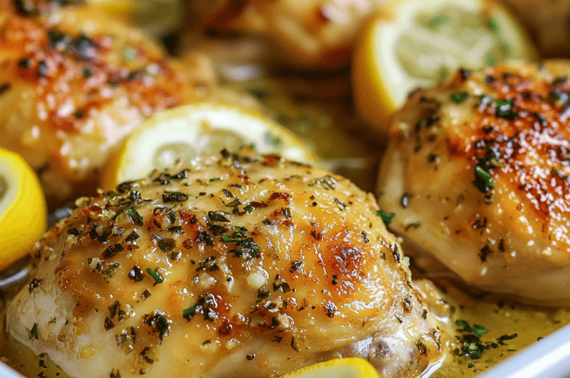 Baked Lemon Garlic Chicken