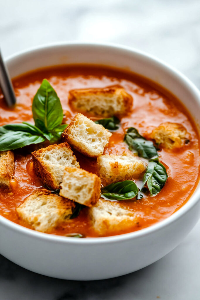 Creamy Tomato Basil Soup - Creamy Tomato Basil Soup