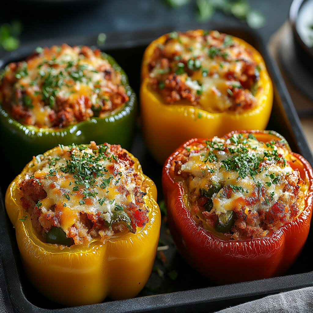 Stuffed Bell Peppers - Stuffed Bell Peppers