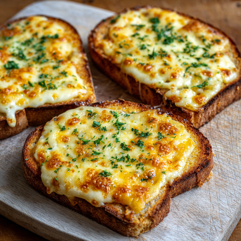 Baked Cheese Toast - Baked Cheese Toast