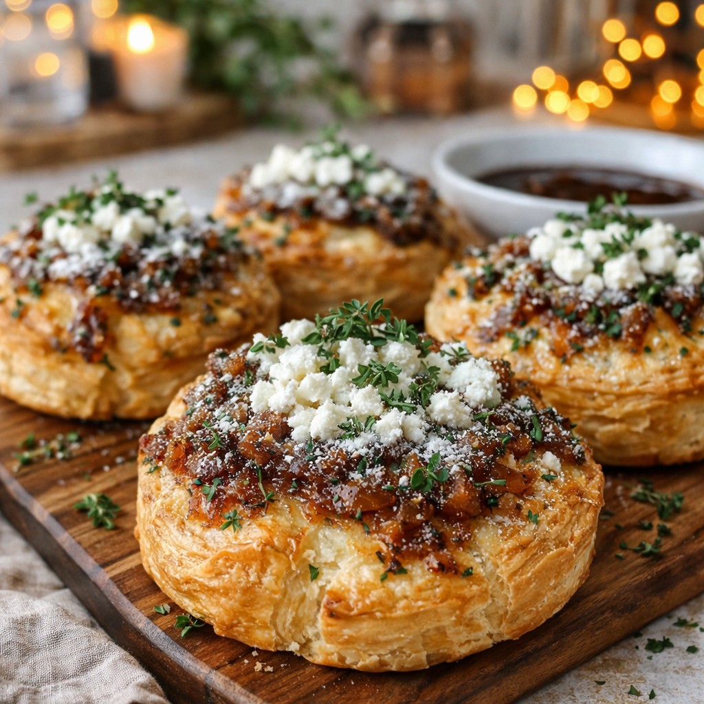 Irresistible Caramelized Onion And Goat Cheese Tarts