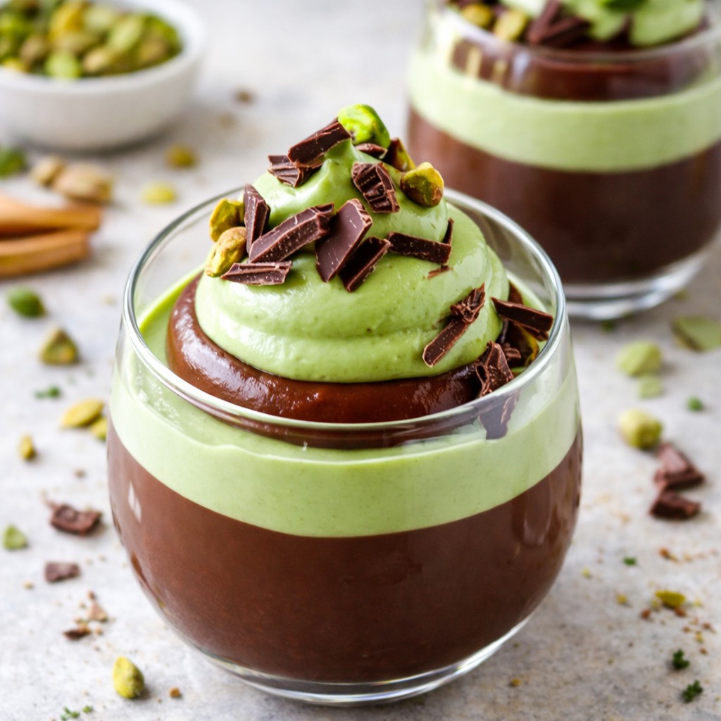 Luxurious Pistachio Mousse With Chocolate Ganache - PP25 Thumb Luxurious Pistachio Mousse With Chocolate Ganache