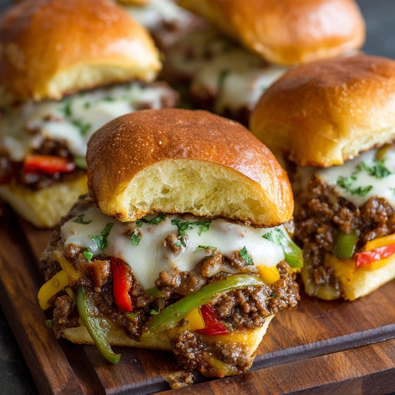Savory Philly Cheese Steak Sloppy Joes - PP112 Thumb Savory Philly Cheese Steak Sloppy Joes
