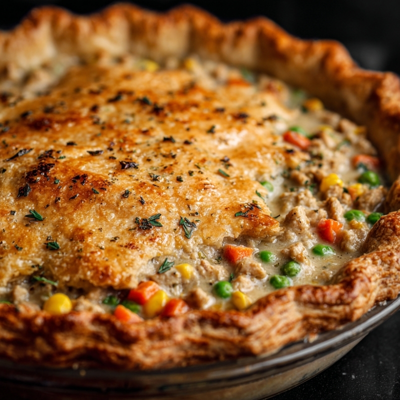 Golden Comfort Ground Turkey Pot Pie - PP122 Thumb Ground Turkey Pot Pie