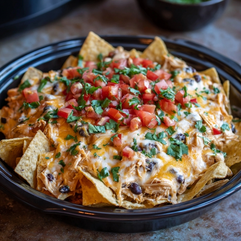 Irresistibly Creamy Crockpot Chicken Nachos - PP75 Thumb Crockpot Creamy Chicken Nachos